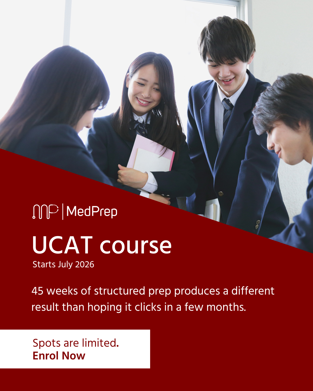 MedPrep Facebook ad: Doctor-Founded UCAT Preparation
