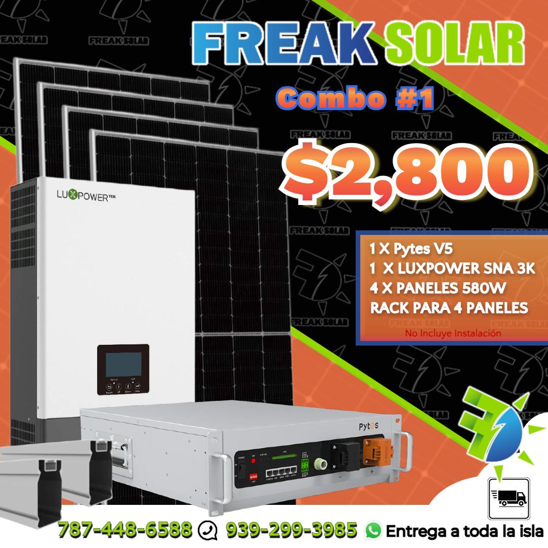 Freak Solar Distributors Facebook ad: 7 Combos Pa' Romper el 2026