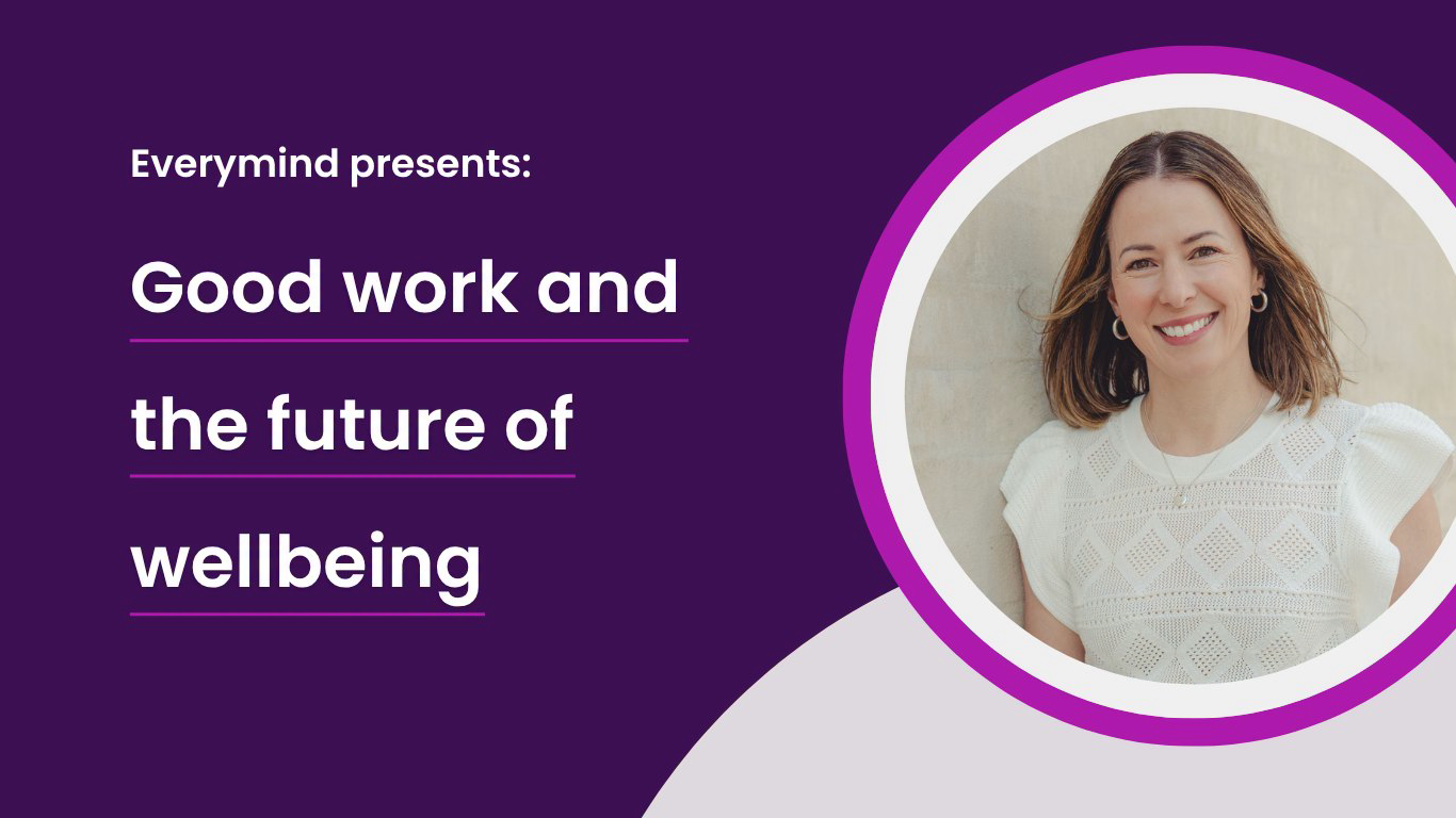 Everymind Facebook ad: Good Work and the Future of Wellbeing