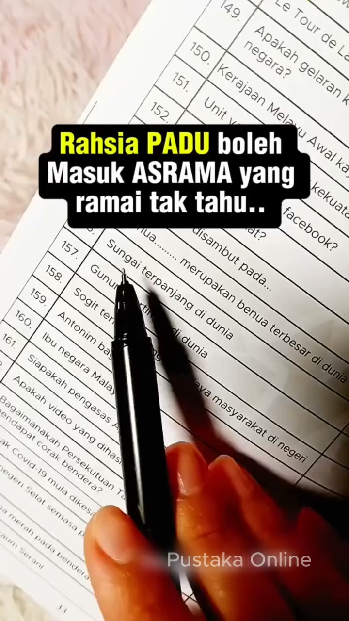 Misi A+ SBP & MRSM Facebook ad: KLIK UTK ORDER ->>
