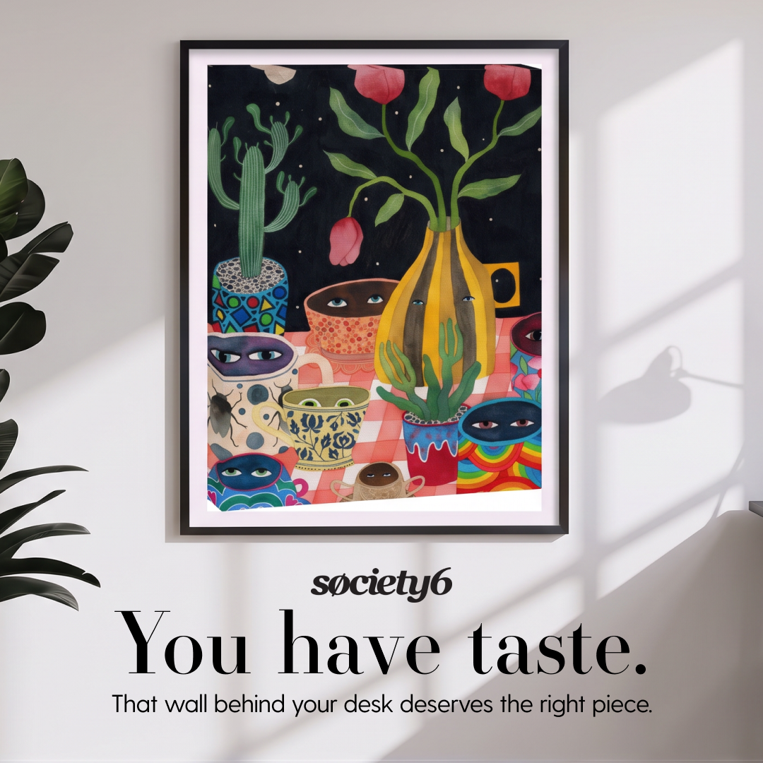 Society6 Facebook ad
