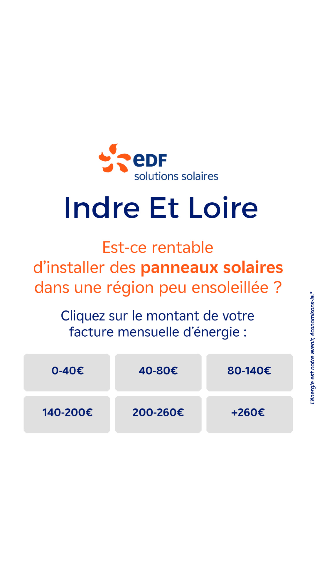 Mes offres EDF solutions solaires Facebook ad