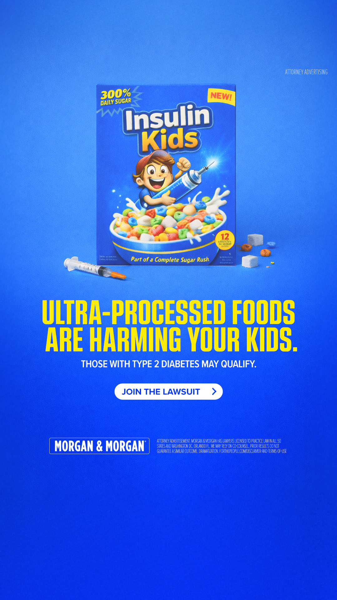 Morgan & Morgan Facebook ad