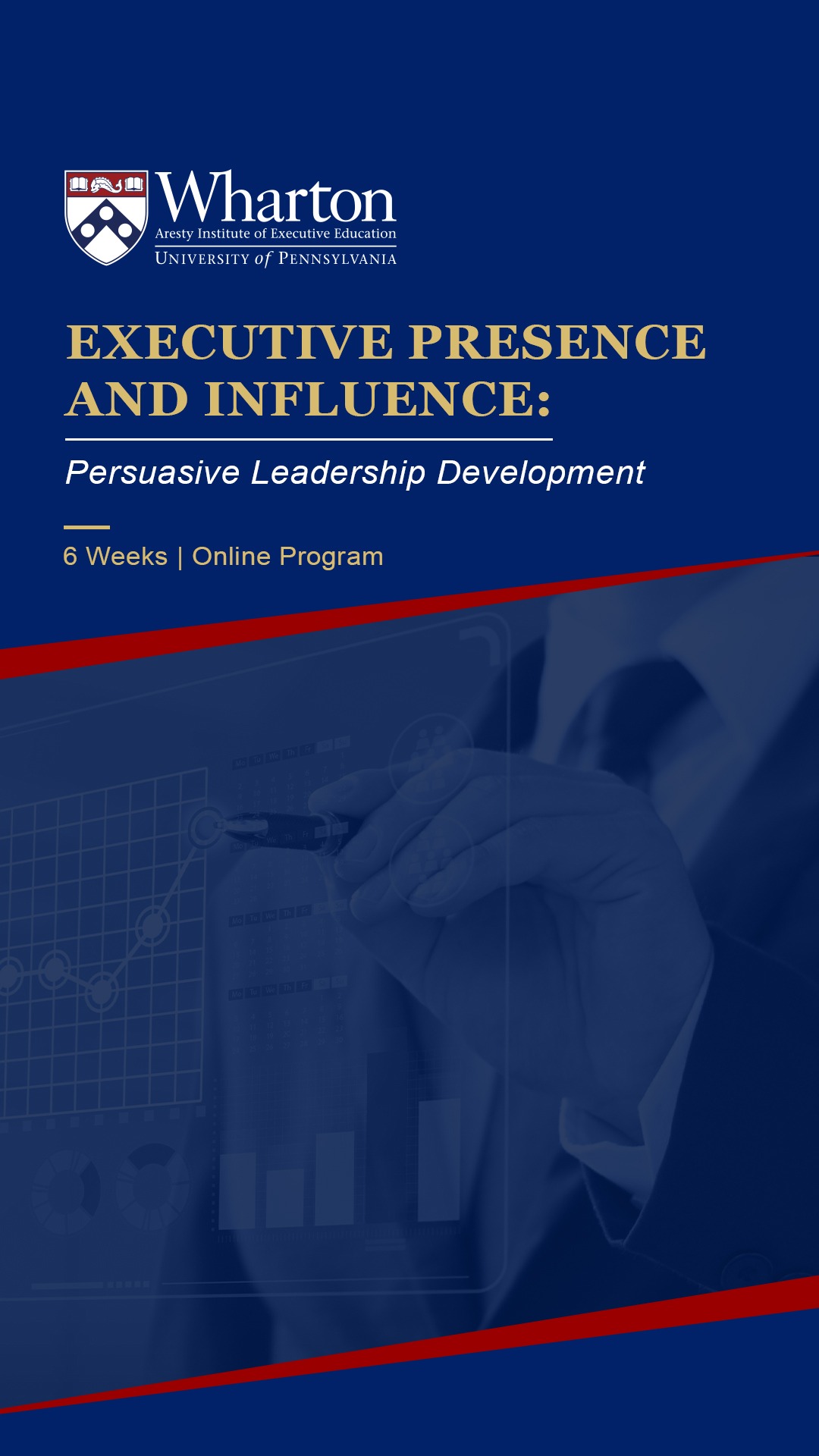 Wharton Executive Education Facebook ad from May 22, 2026
