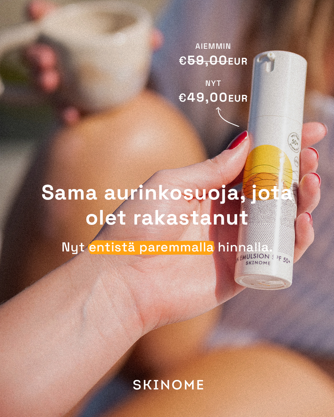 Skinome Facebook ad
