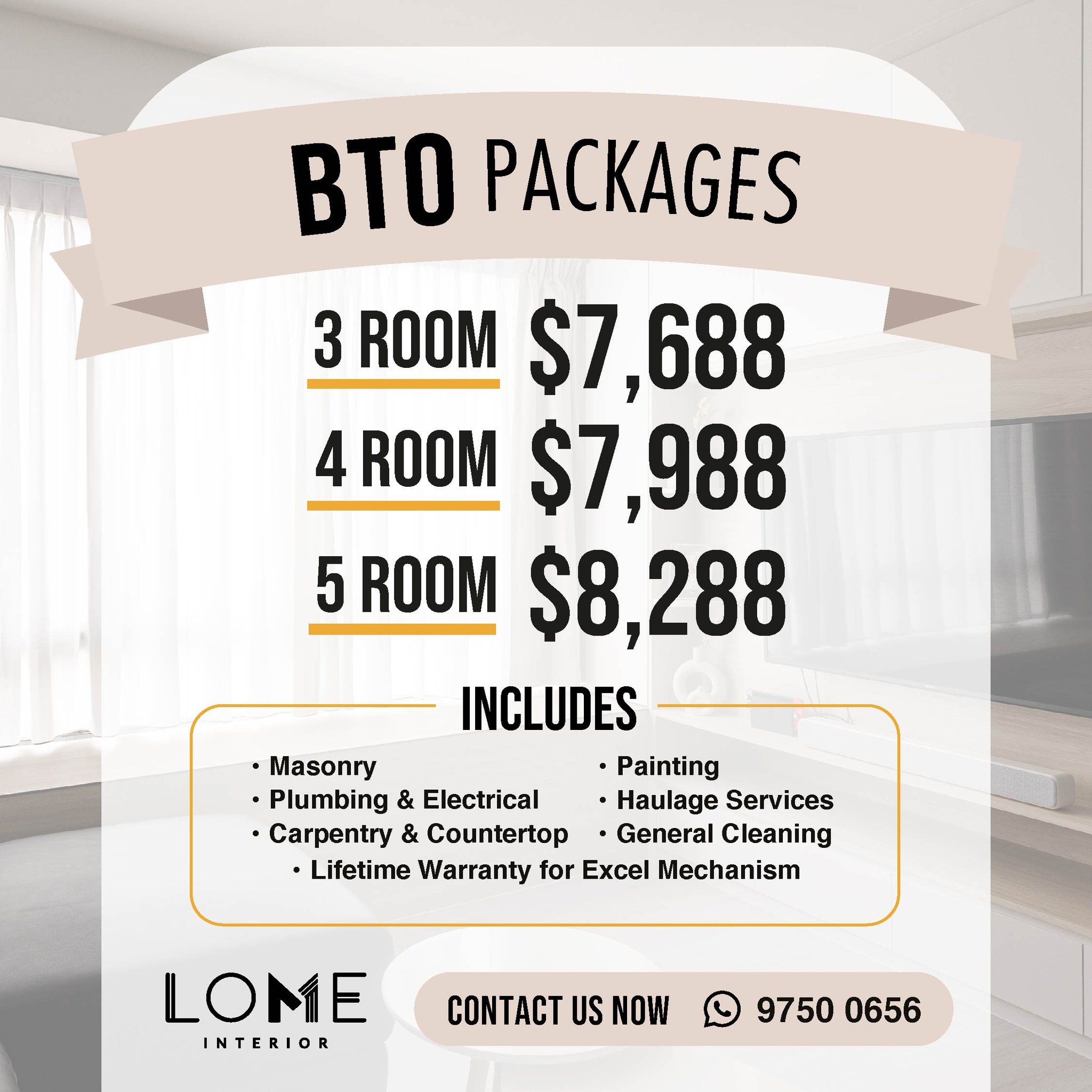 LOME Interior Facebook ad