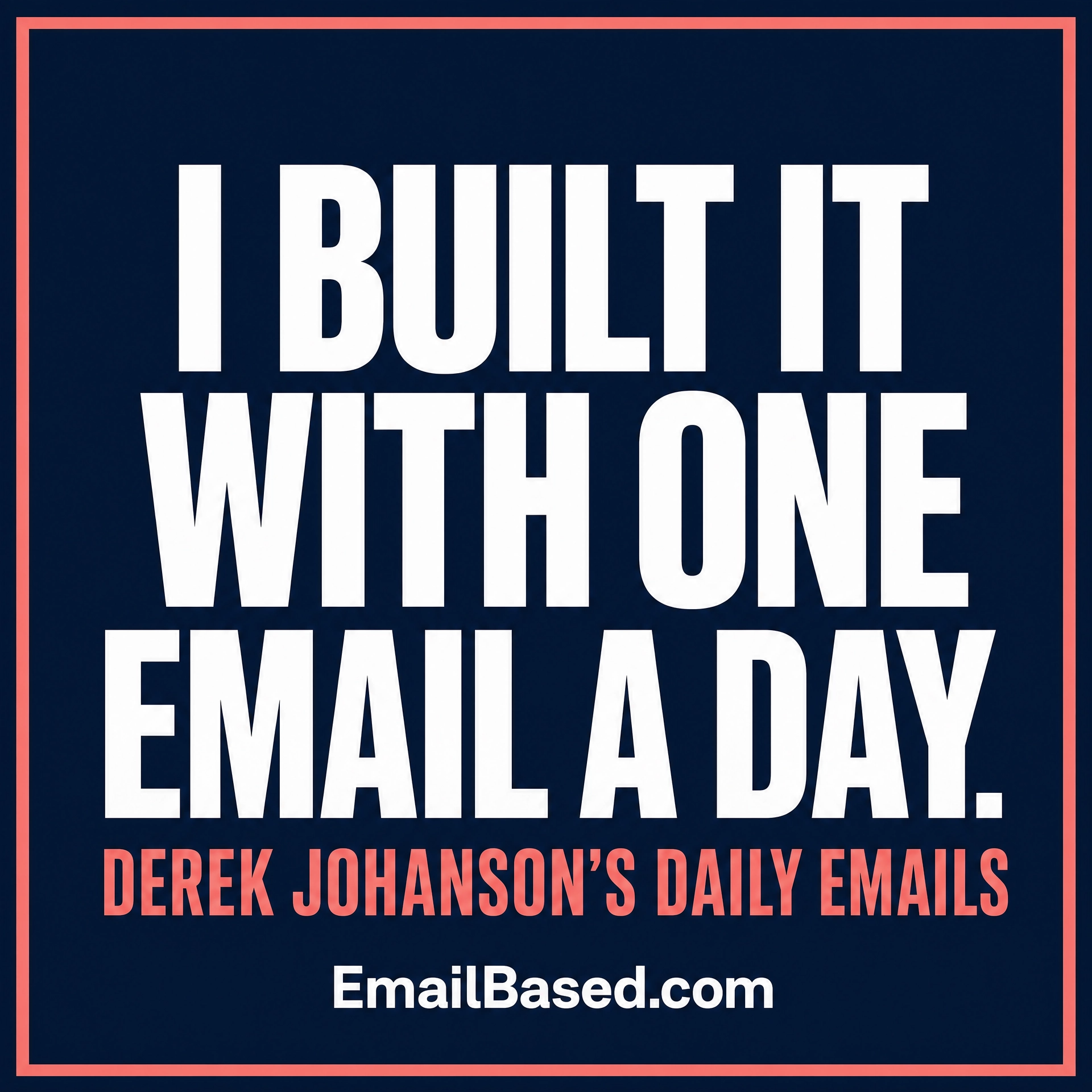 CopyHour Facebook ad: Build an email list