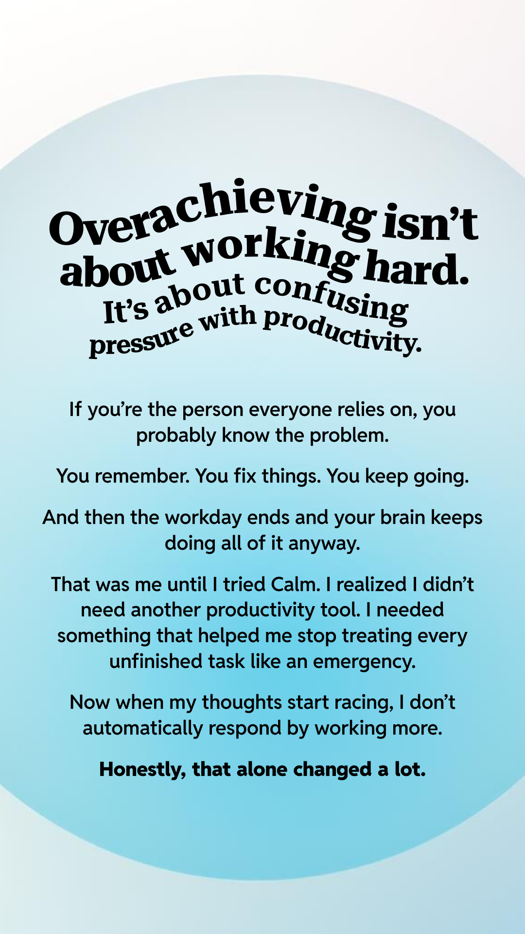 Burnout Recovery Facebook ad: Can't switch off after a brutal workday? Let's fix that.