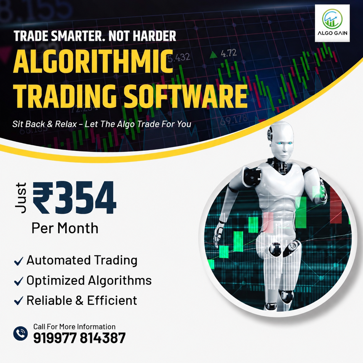 Automated Algo trading Software Facebook ad