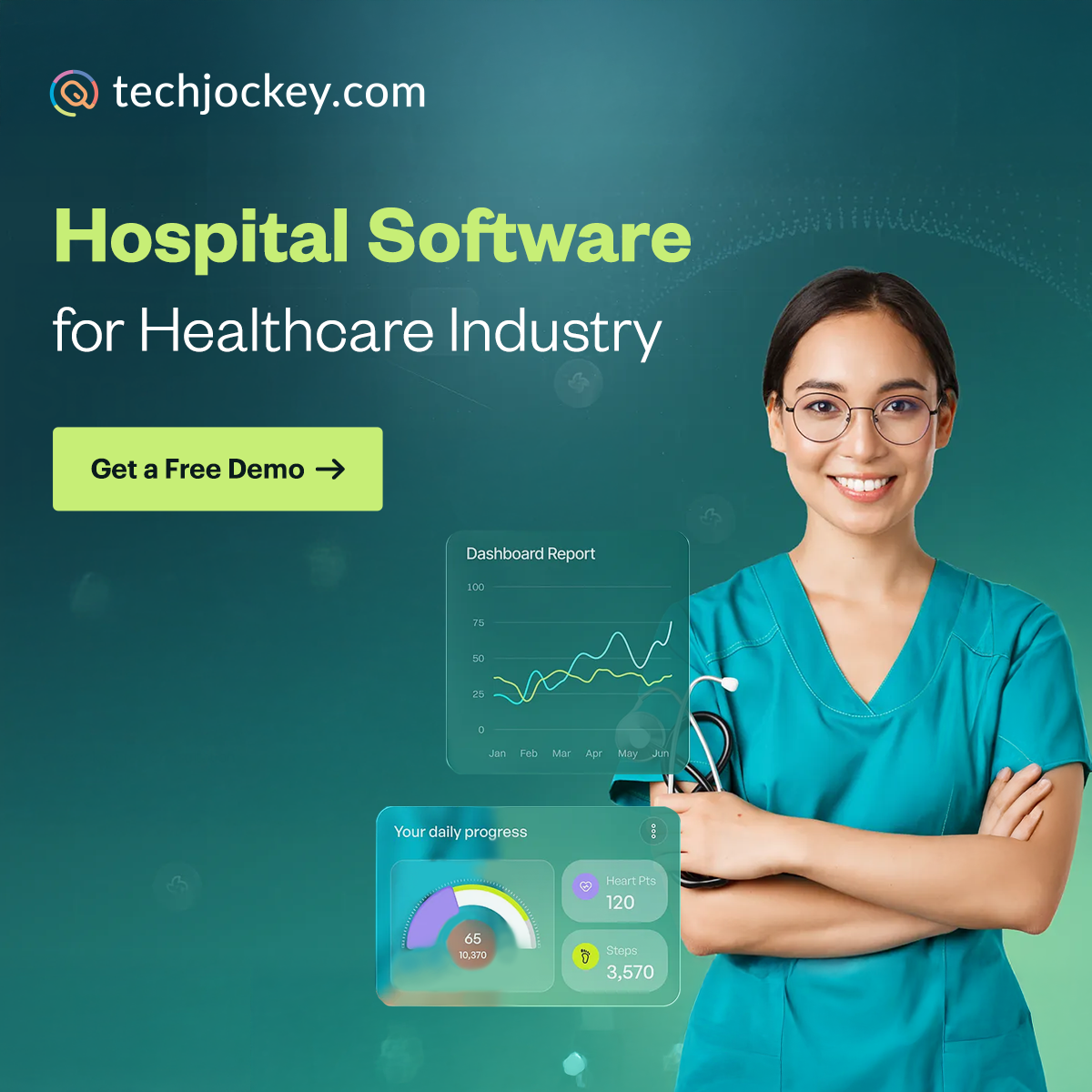 Techjockey Facebook ad