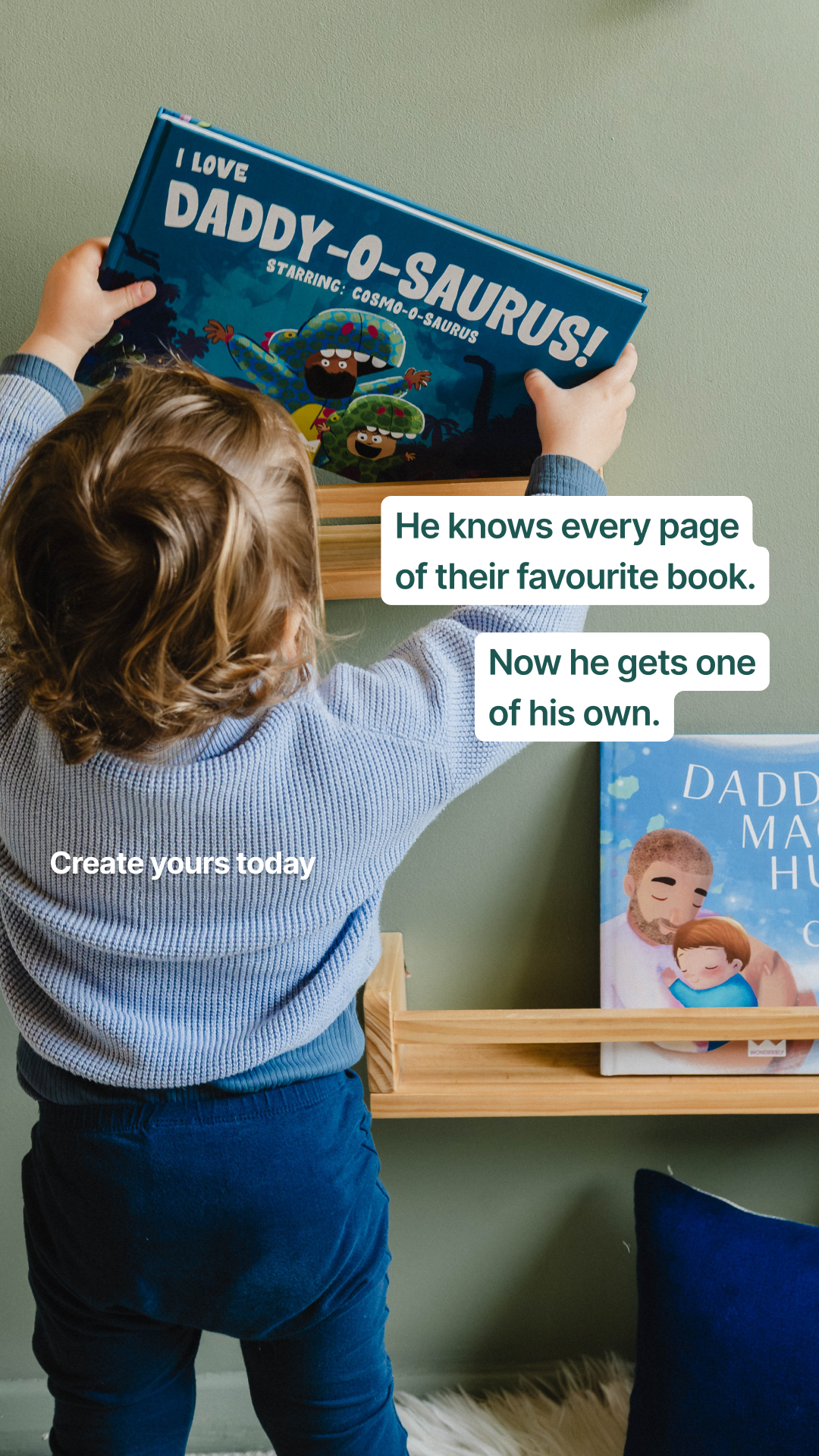 Wonderbly Facebook ad
