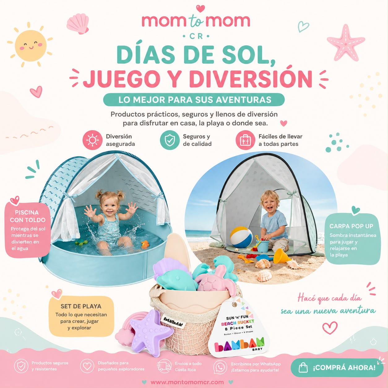 Mom to Mom Facebook ad