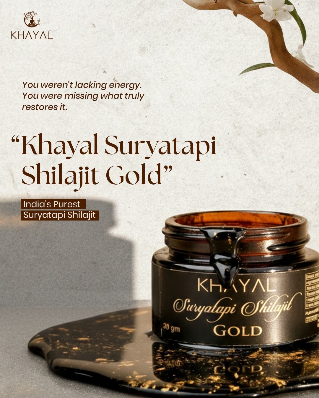 Khayal Health Facebook ad: Shop on Amazon today.