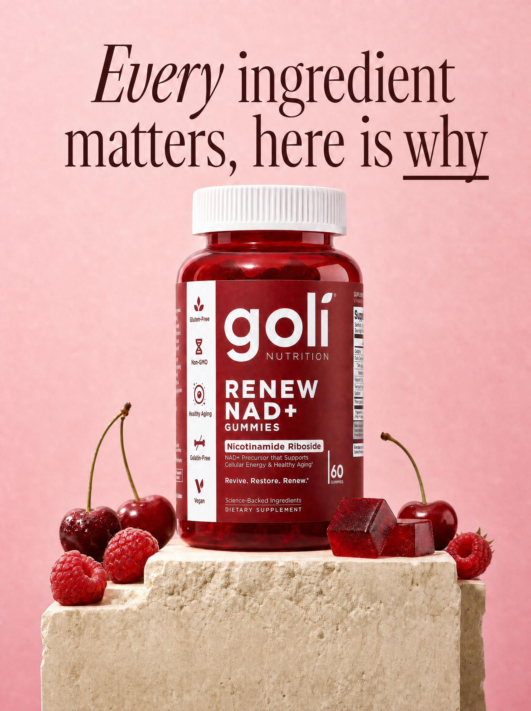 Goli Facebook ad: The NAD+ Gummy You Will Still Be Taking In October
