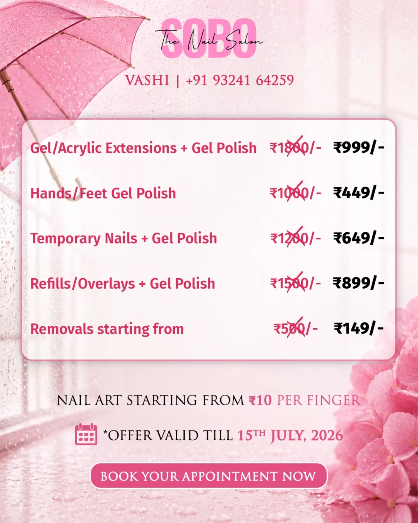 thesobonailsalon.vashi Facebook ad