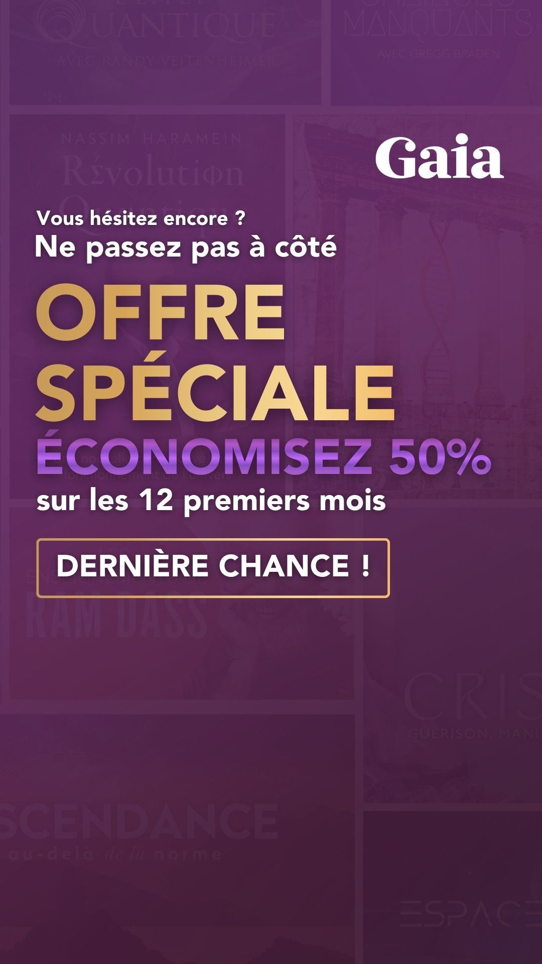 Nous Sommes Gaia Facebook ad