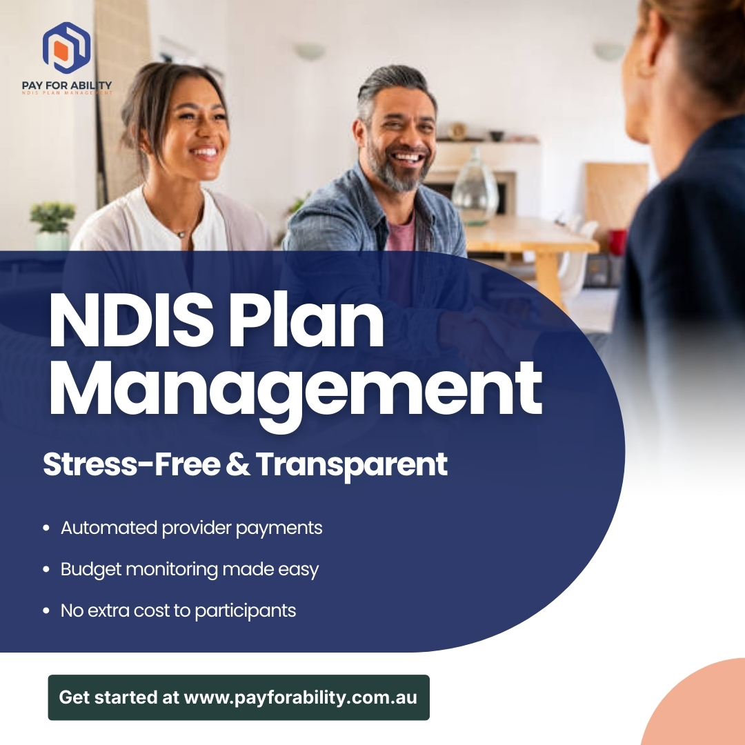 Pay For Ability Facebook ad: NDIS Plan Management Made Easy