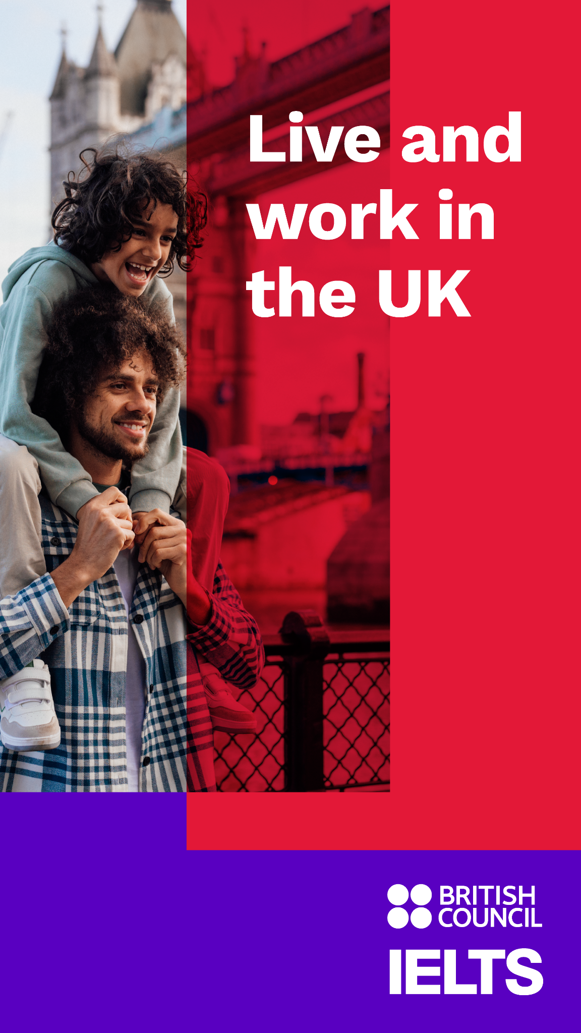 Take IELTS Official Facebook ad