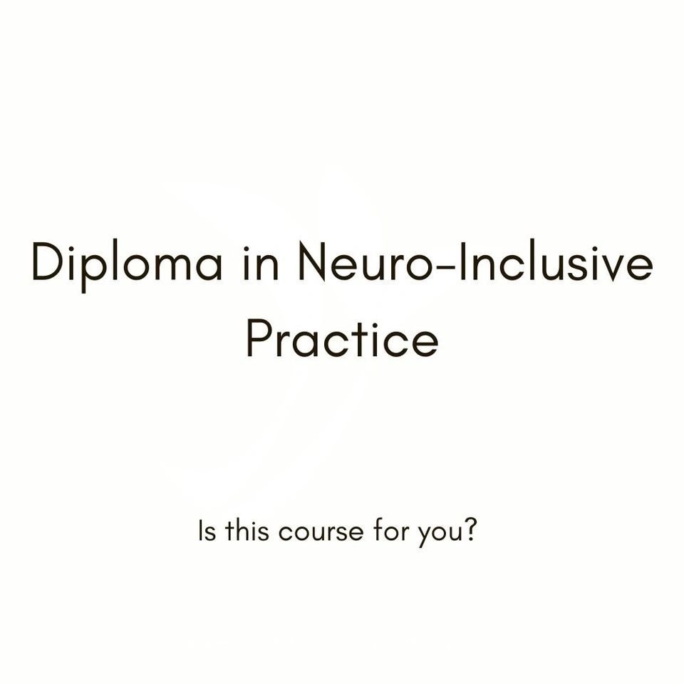 Jennifer Young Training School Facebook ad: Neuro-Inclusive Therapy Diploma