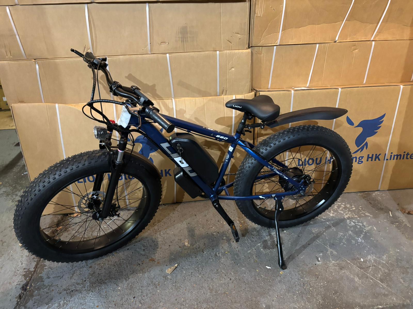 Bicycle shop Facebook ad: Brand New Ebike with fat and thin tires