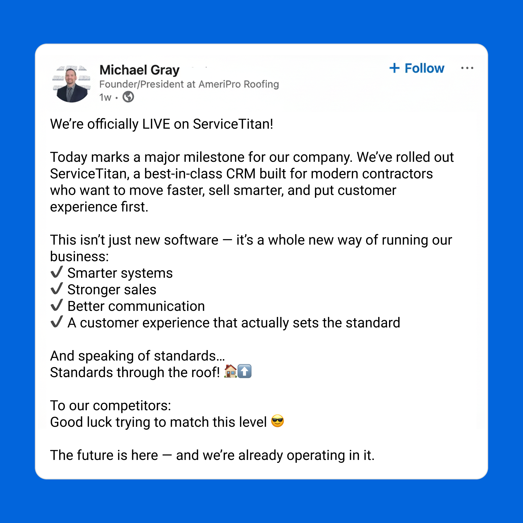 ServiceTitan Facebook ad