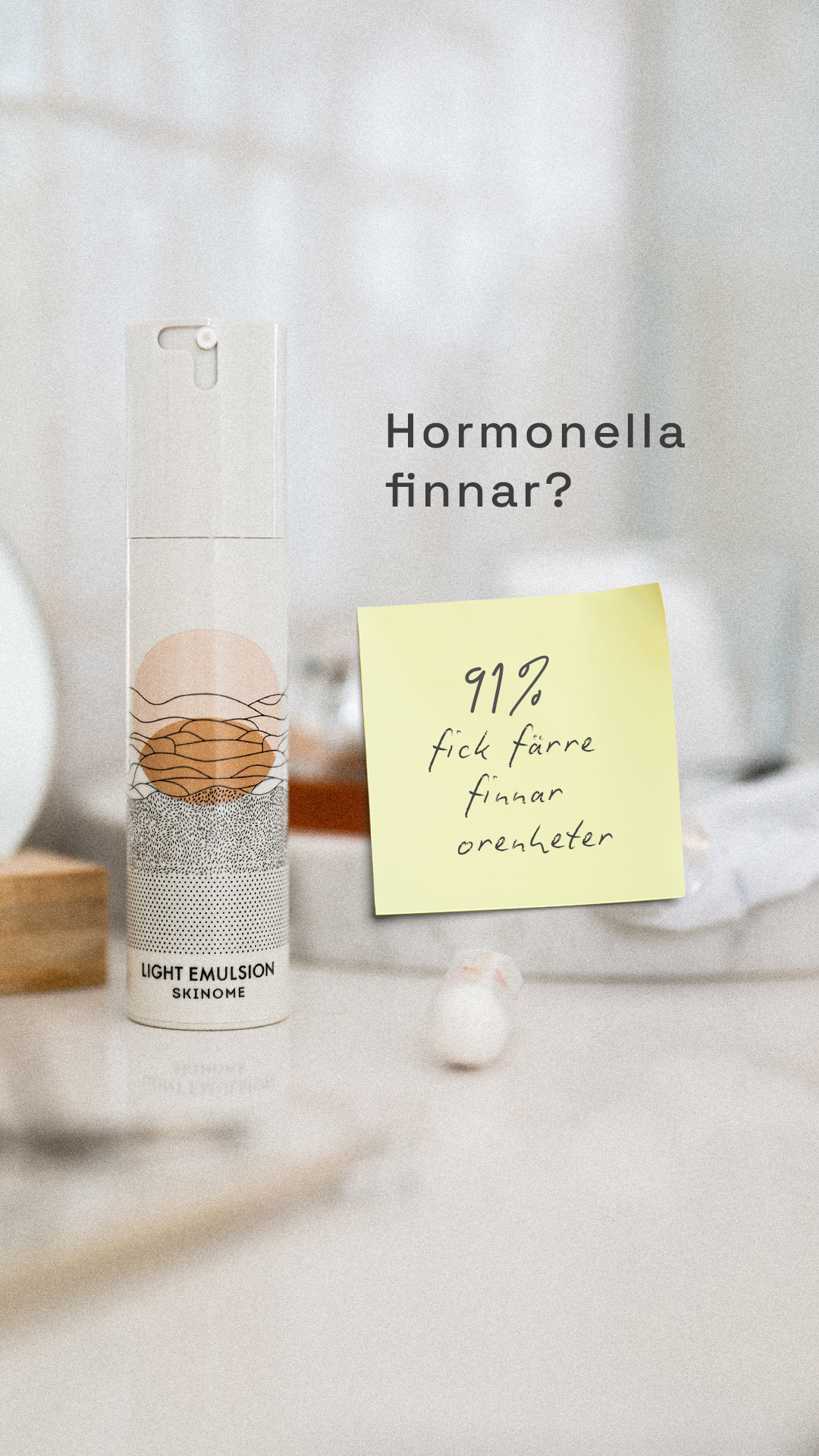 Skinome Facebook ad: Utforska hudvård för aknebenägen hy