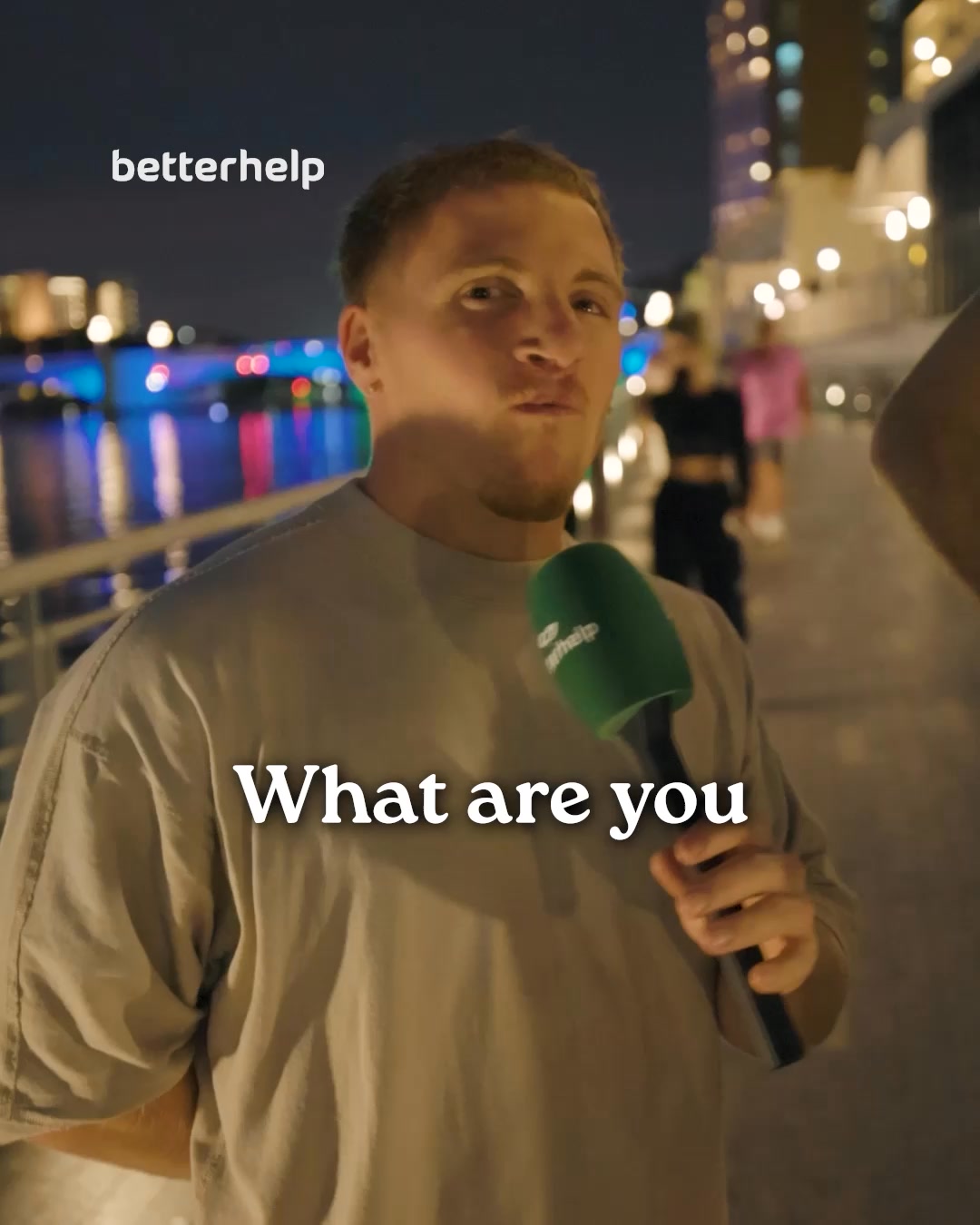 BetterHelp Facebook ad: When Life Gets Heavy… Feel Lighter.