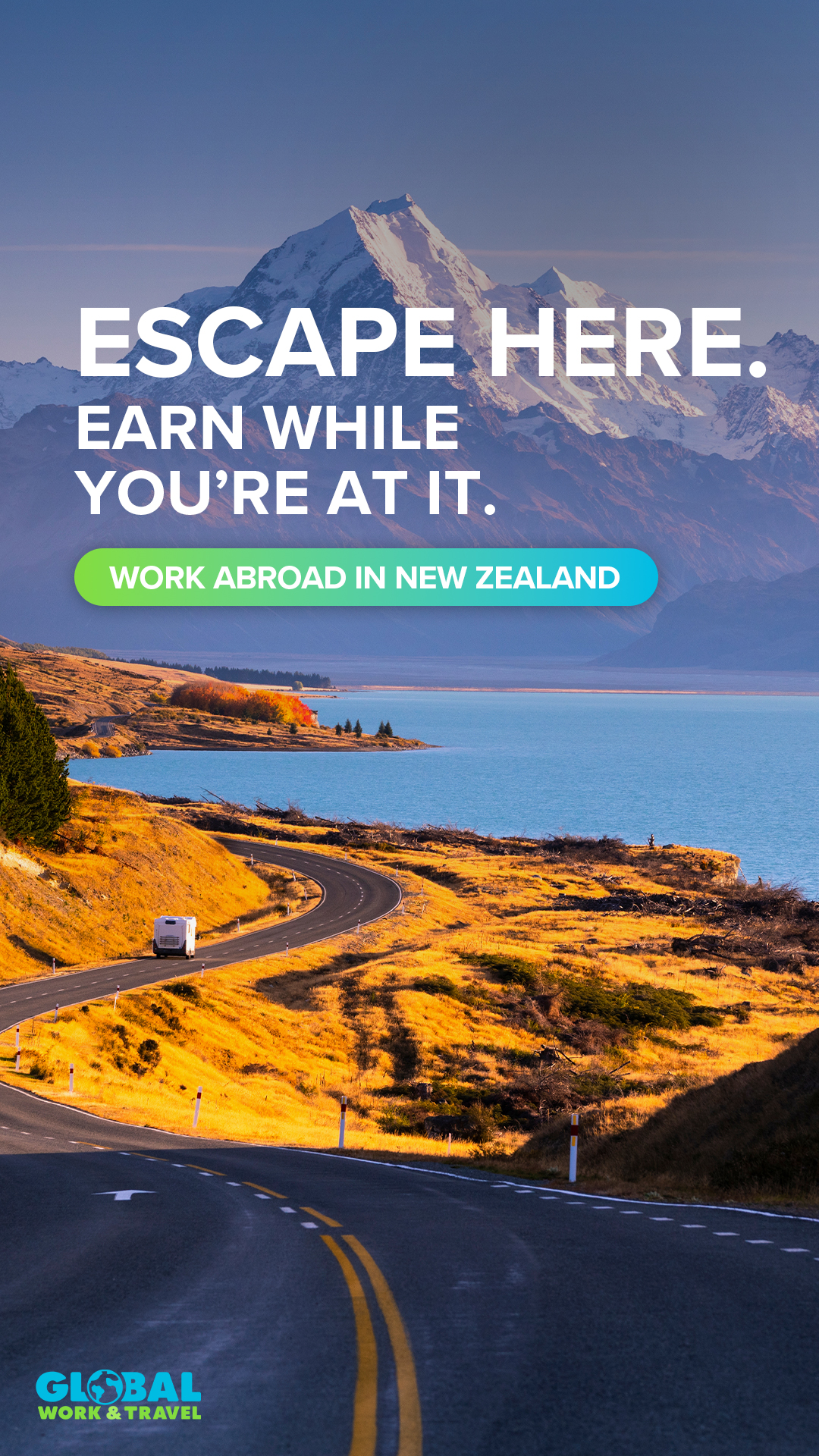 Global Work & Travel Facebook ad