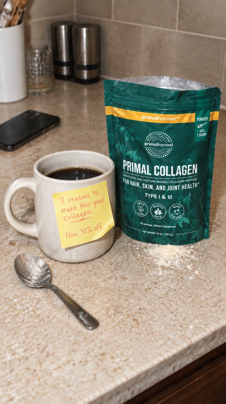 Primal Harvest Facebook ad: All 7 reasons, now 30% off