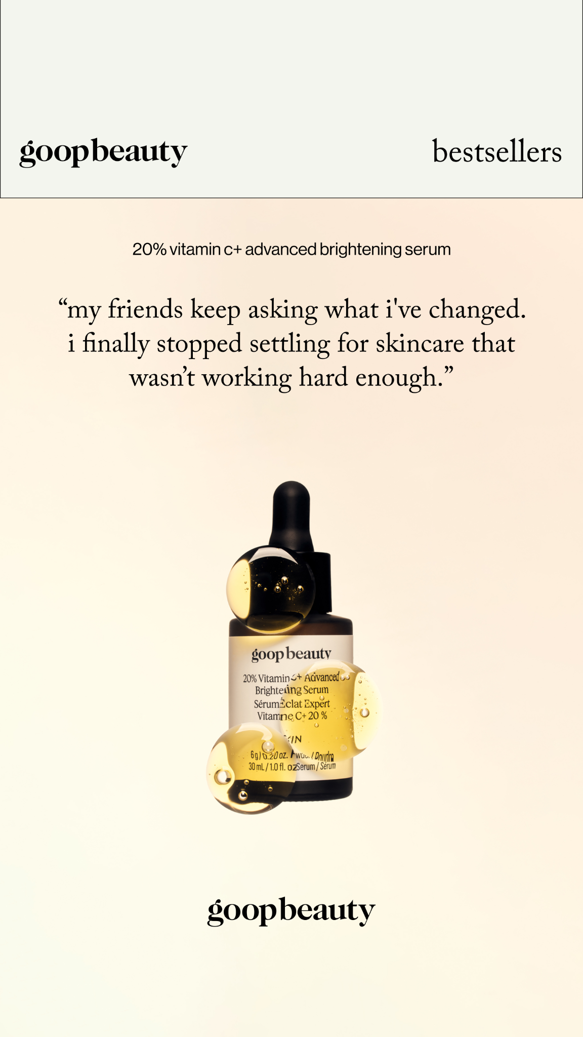 goop Facebook ad