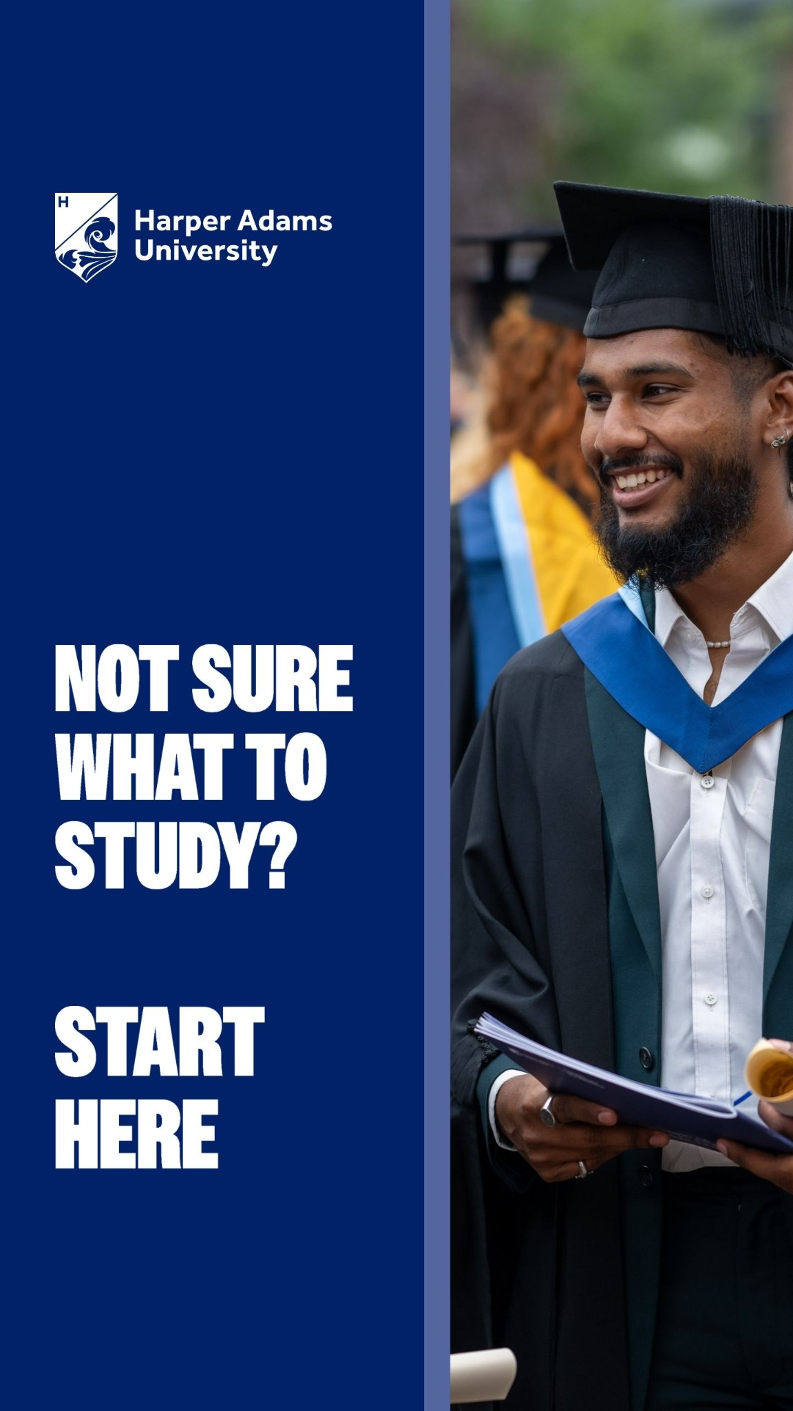 Harper Adams University Facebook ad
