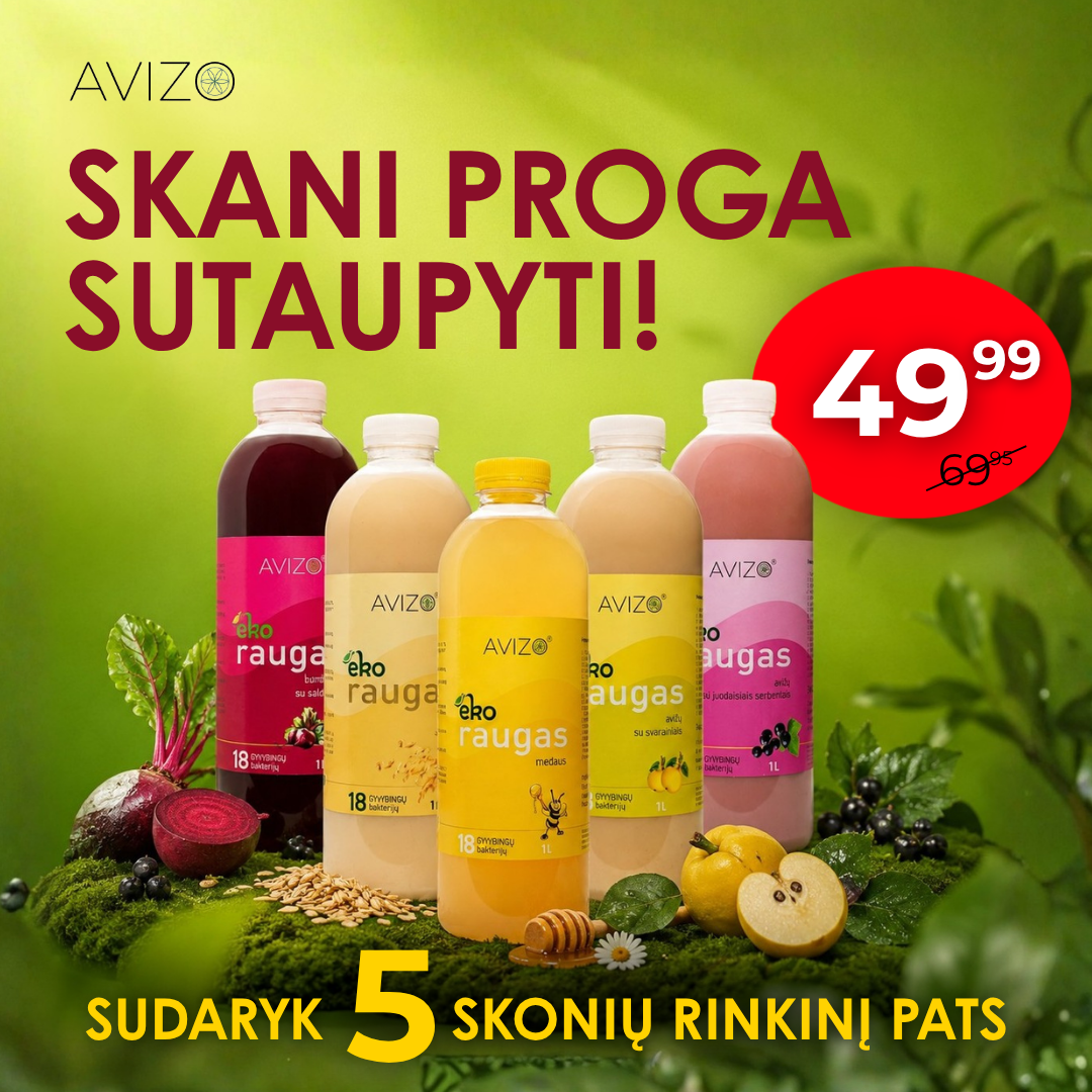 AVIZO Probiotics Facebook ad: Susikurkite savo AVIZO rinkinį