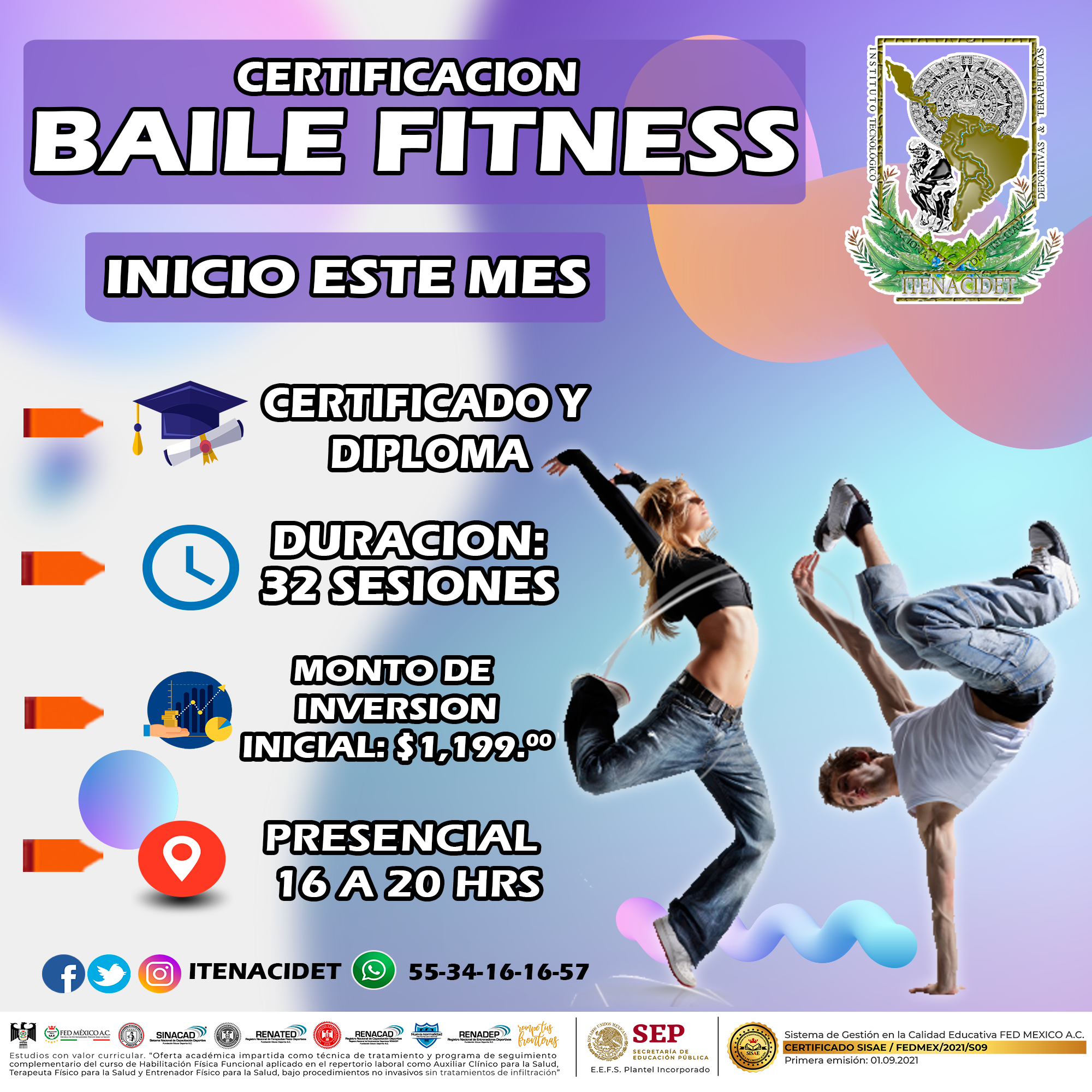 Instituto Tecnológico Nacional De Ciencias Deportivas & Terapeuticas Facebook ad: INSCRÍBETE YA