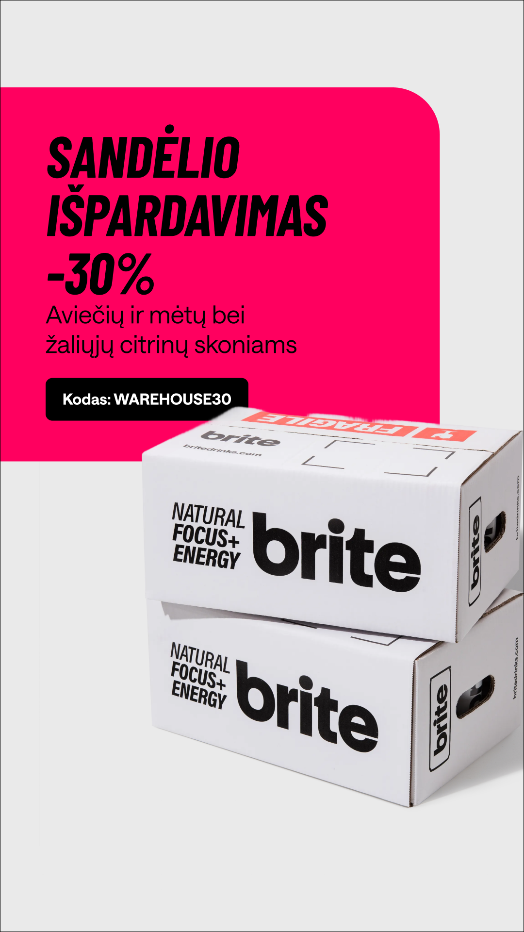 Brite Facebook ad