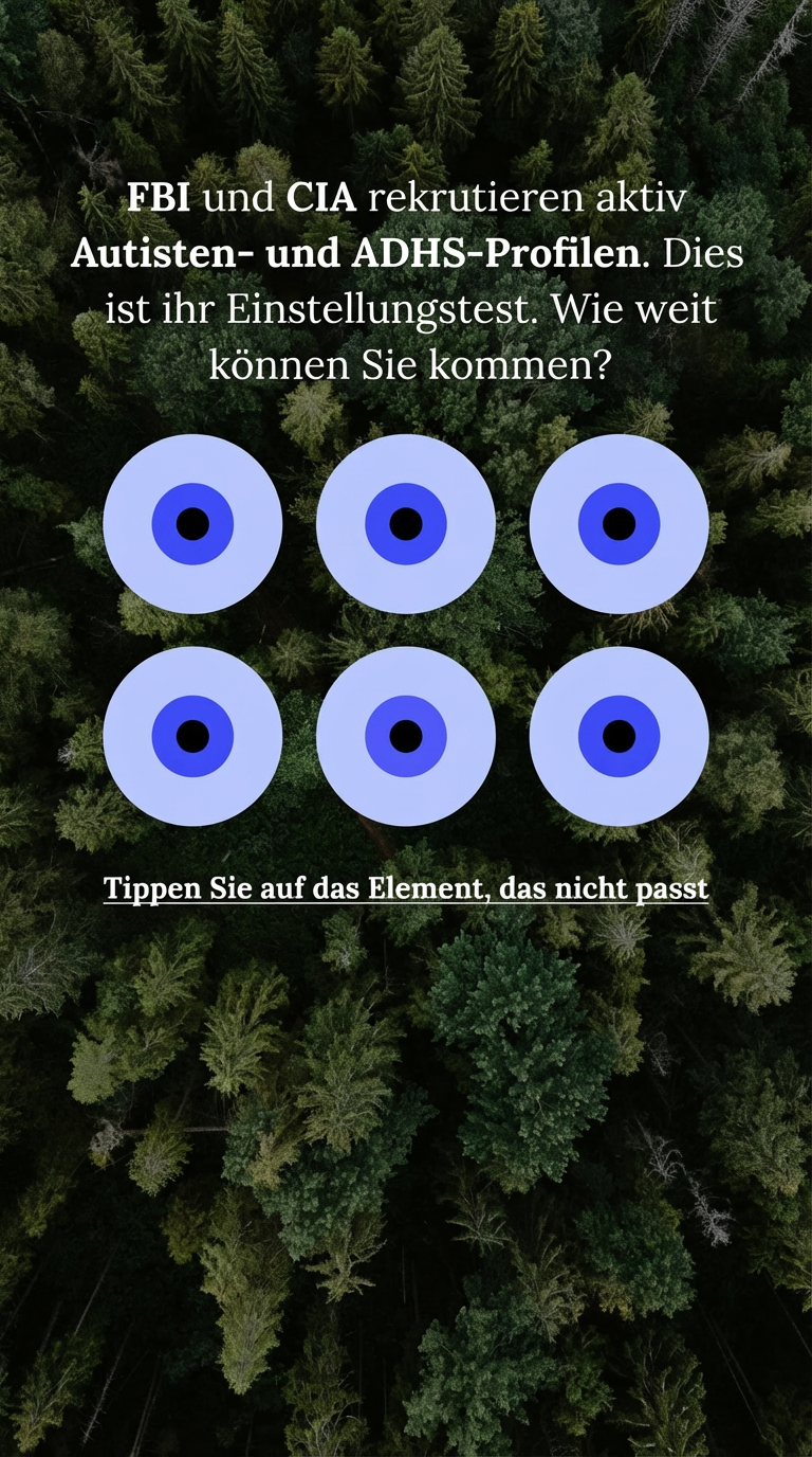 International IQ test Facebook ad