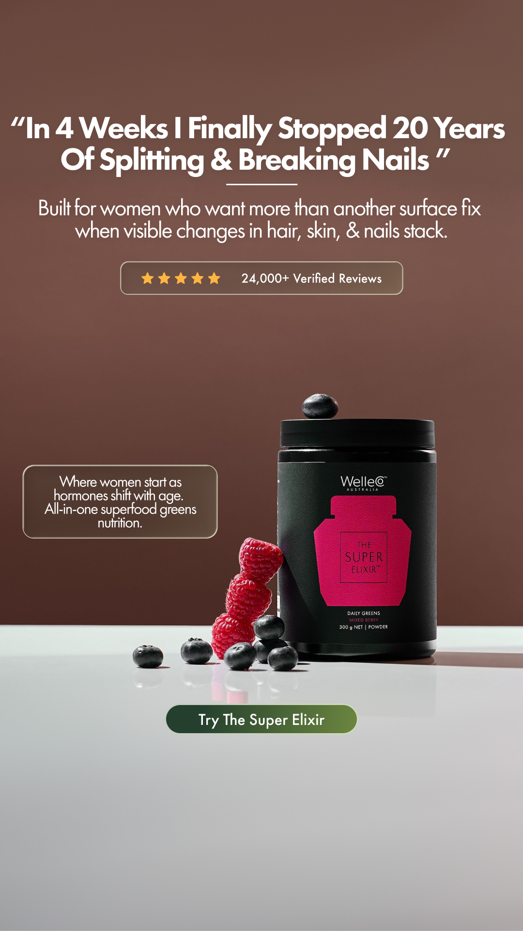 WelleCo Facebook ad