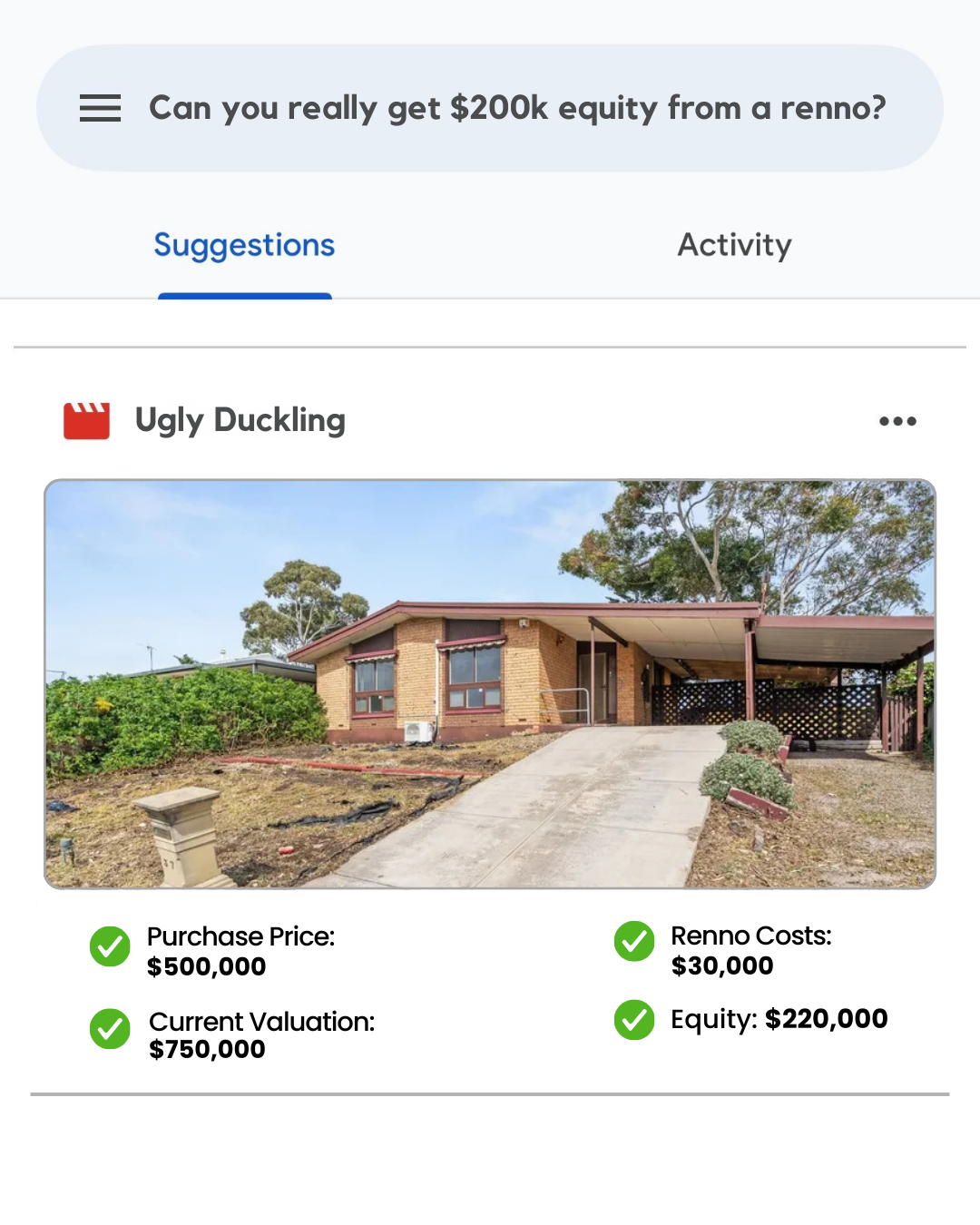 Living Property Facebook ad