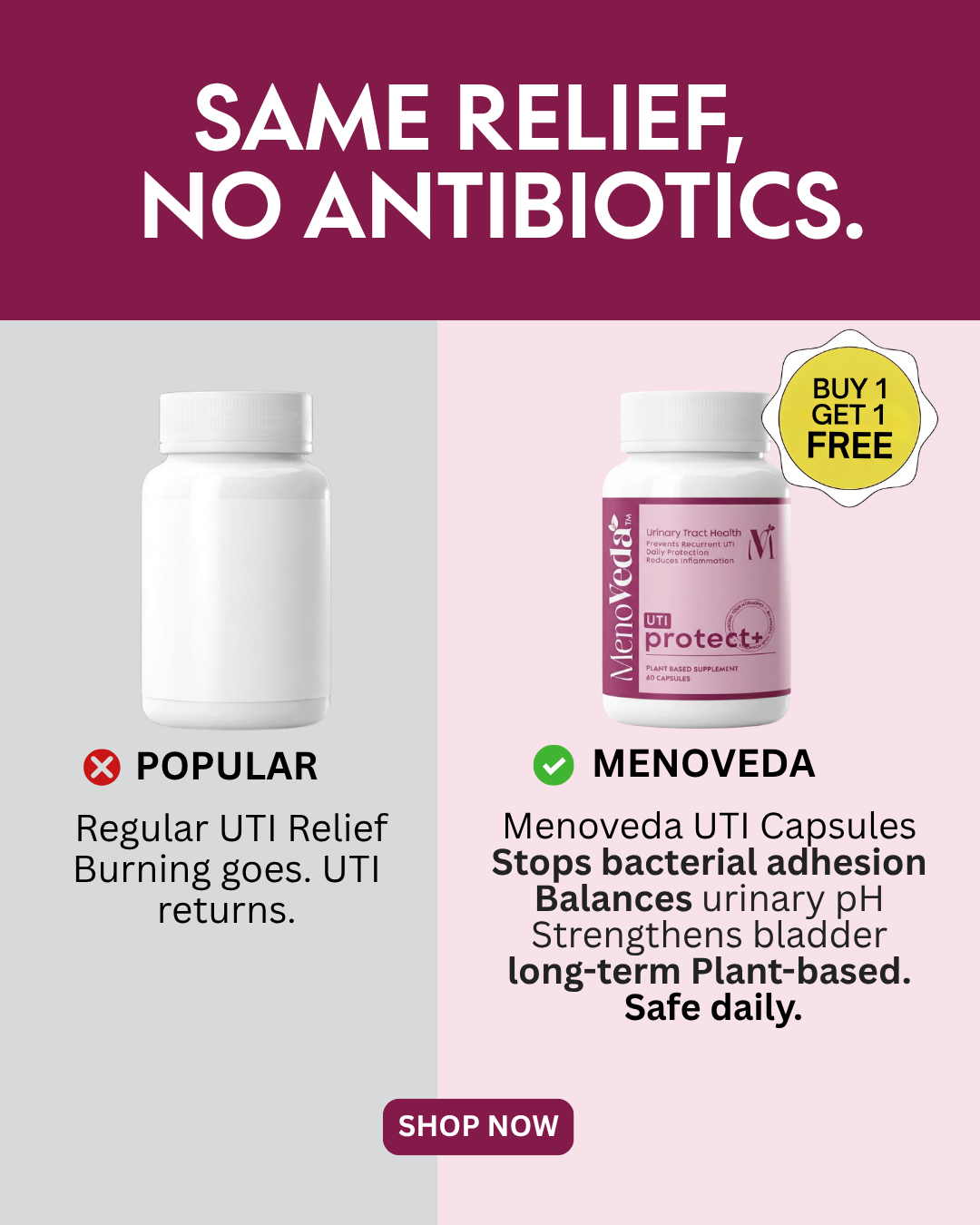 Menoveda Facebook ad