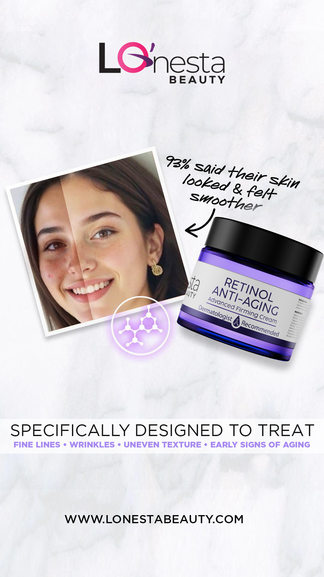 Lonesta Beauty Facebook ad from Apr 7, 2026