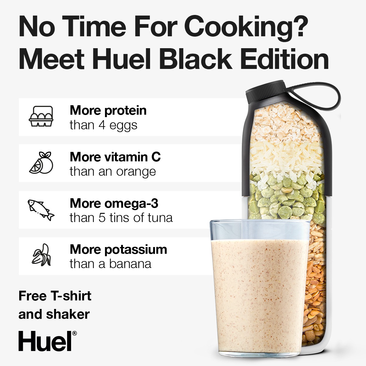 Huel Facebook ad