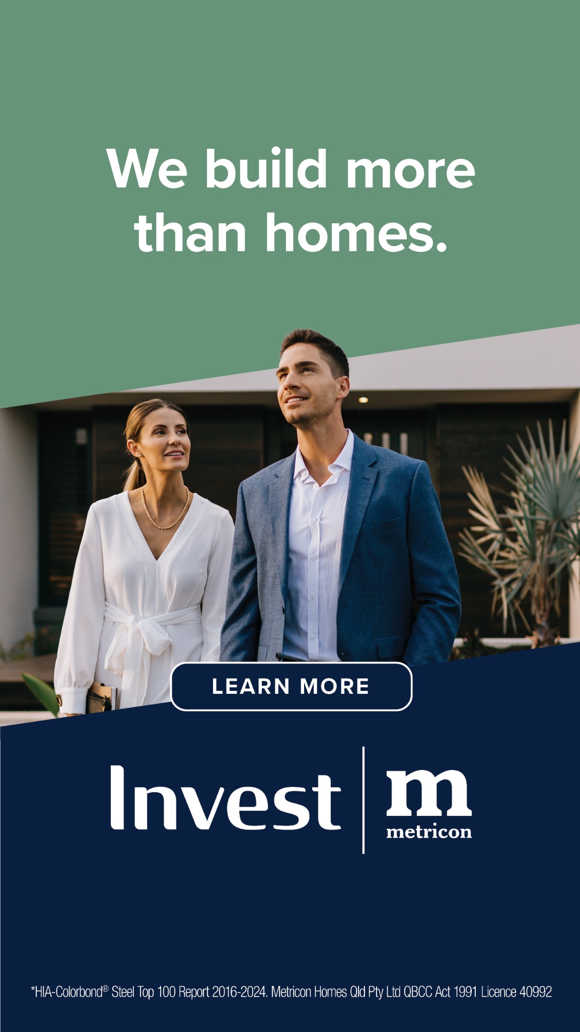 Metricon Facebook ad