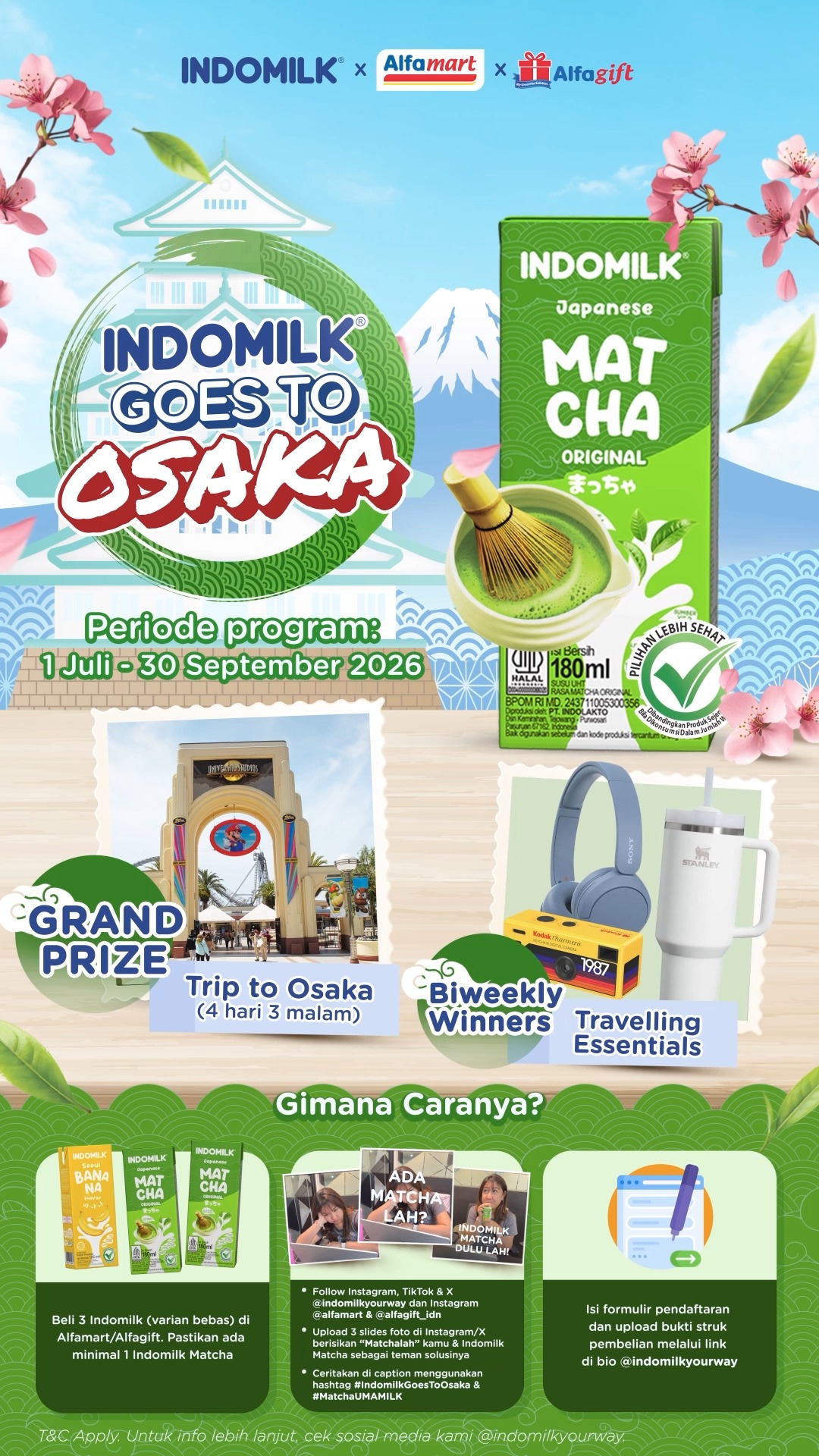 Indomilk Your Way Facebook ad: Konichiwa, Matcharakat!