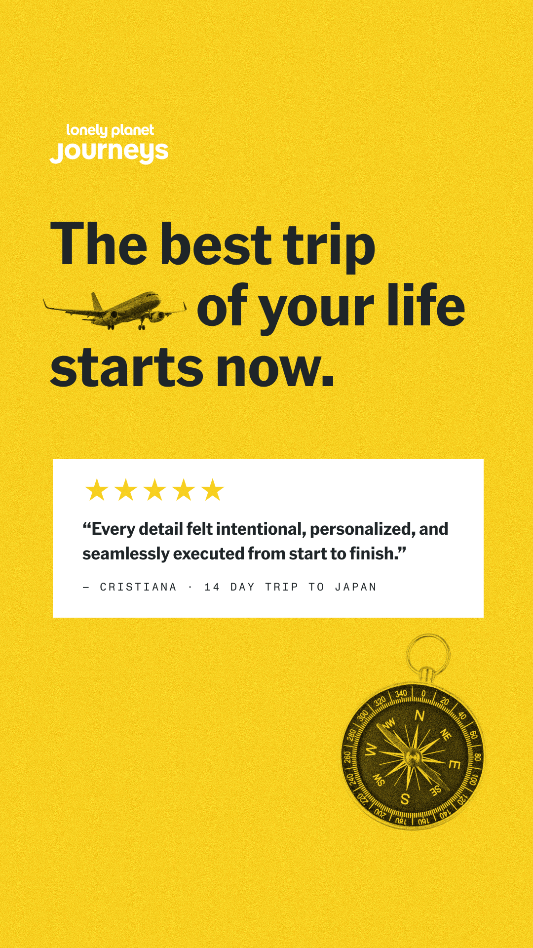 Lonely Planet Journeys Facebook ad: Want the local route?