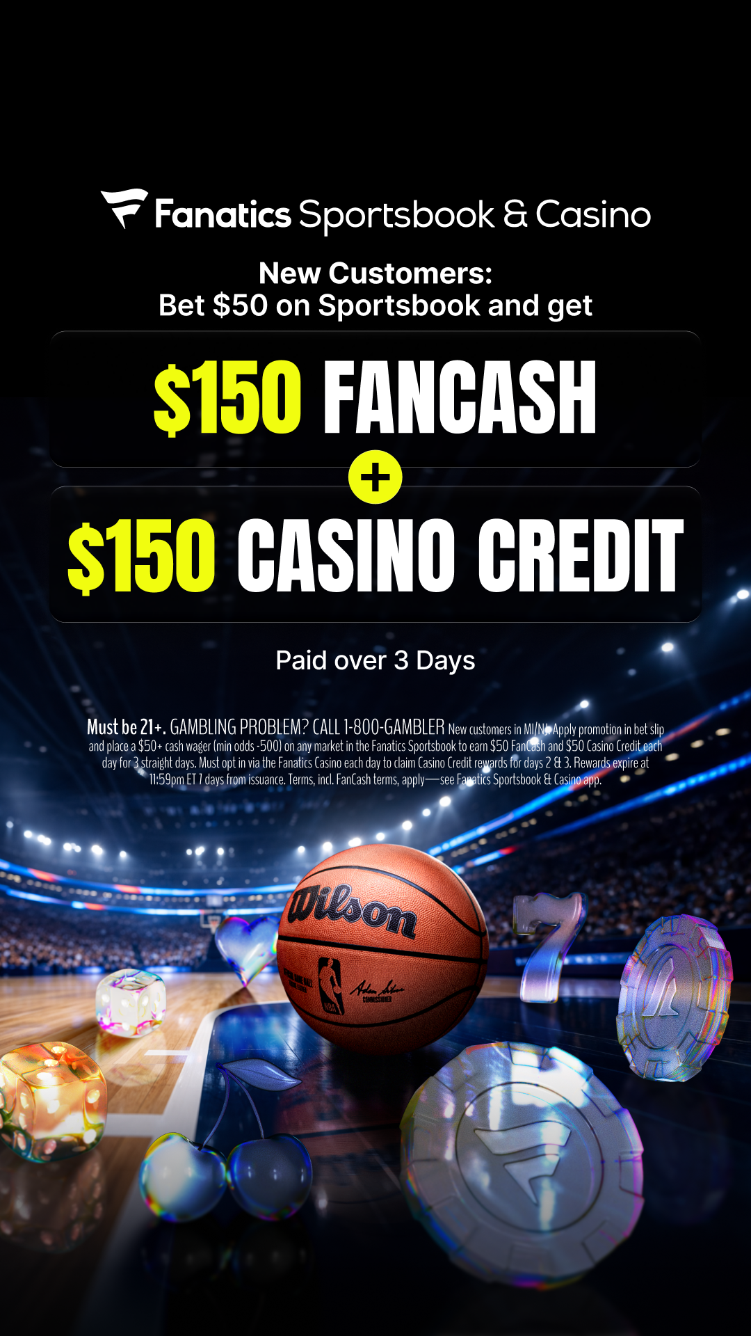 Fanatics Casino Facebook ad