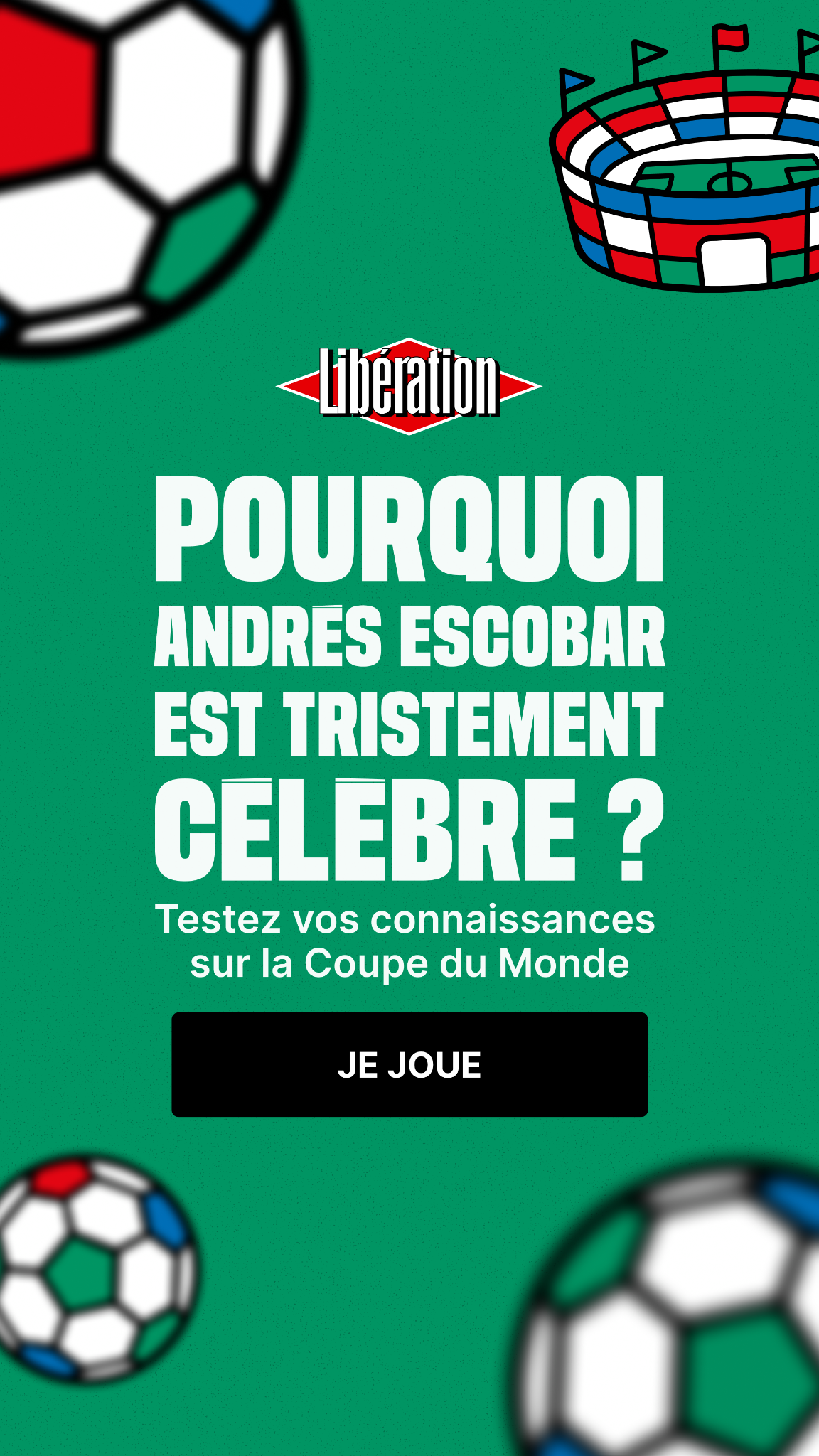 Libération Facebook ad
