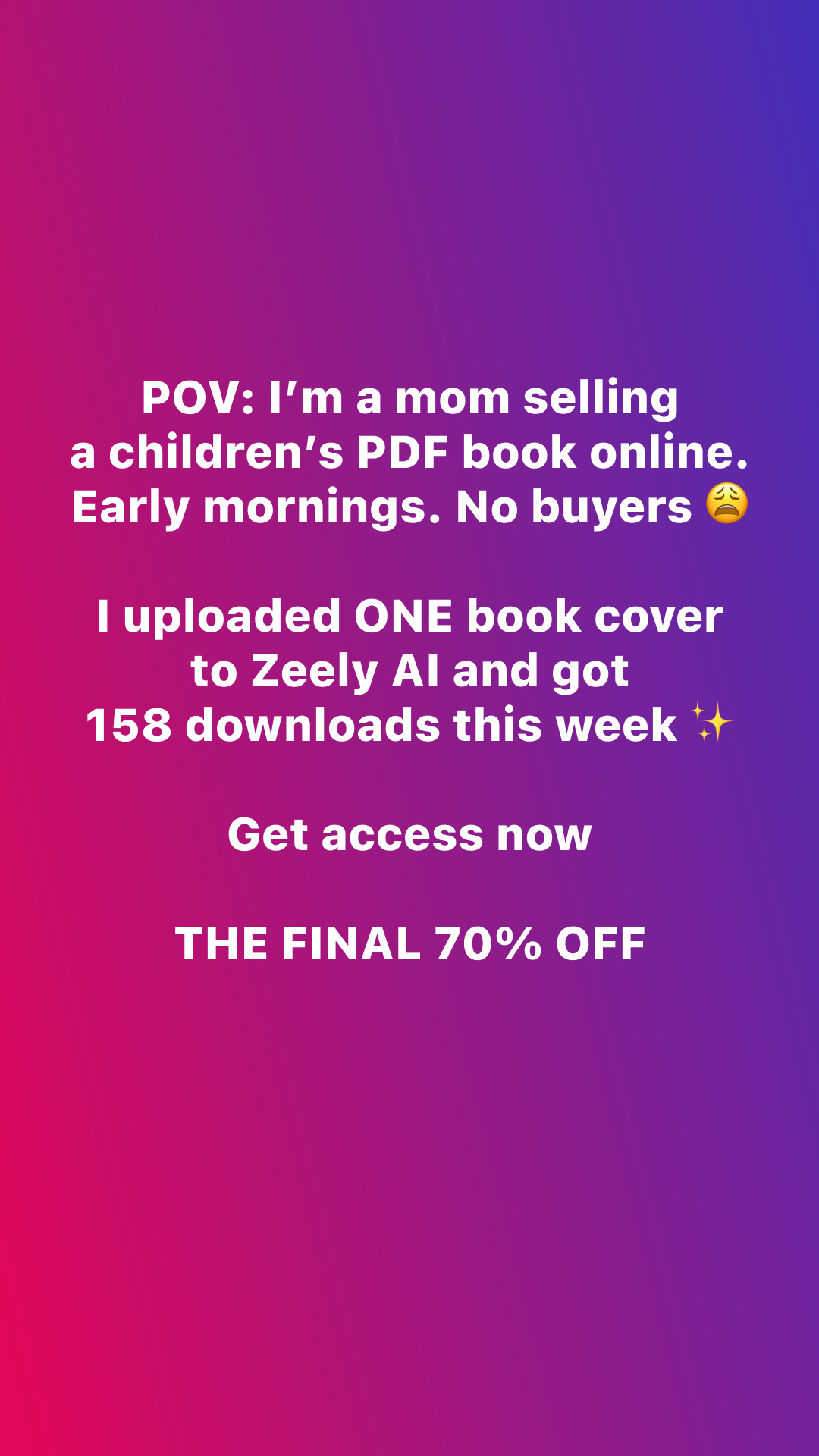 Zeely Facebook ad