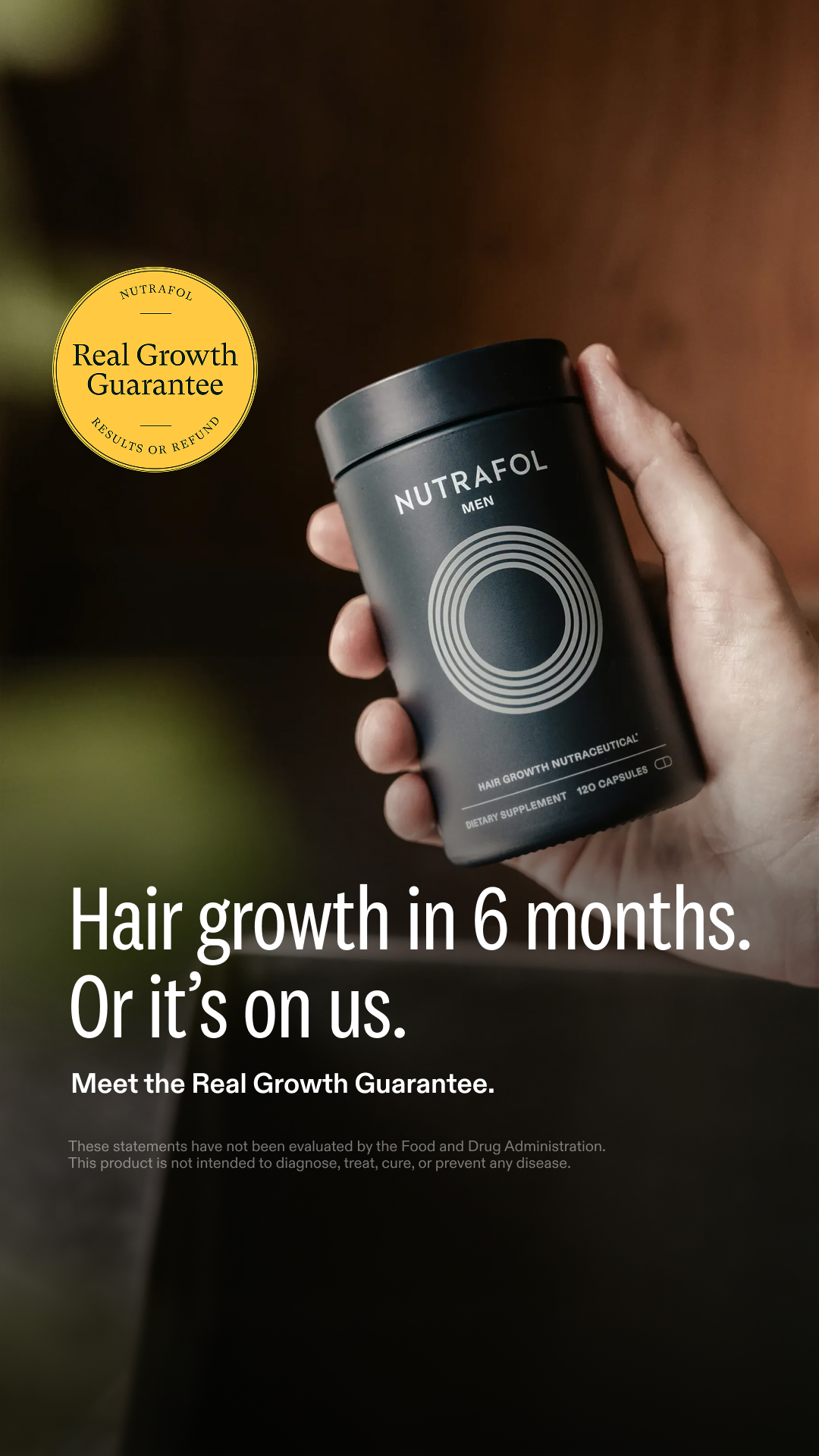 Nutrafol Men Facebook ad