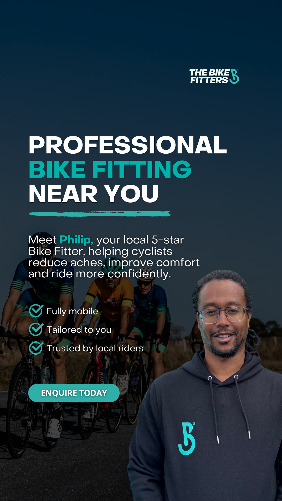 The Bike Fitters Facebook ad