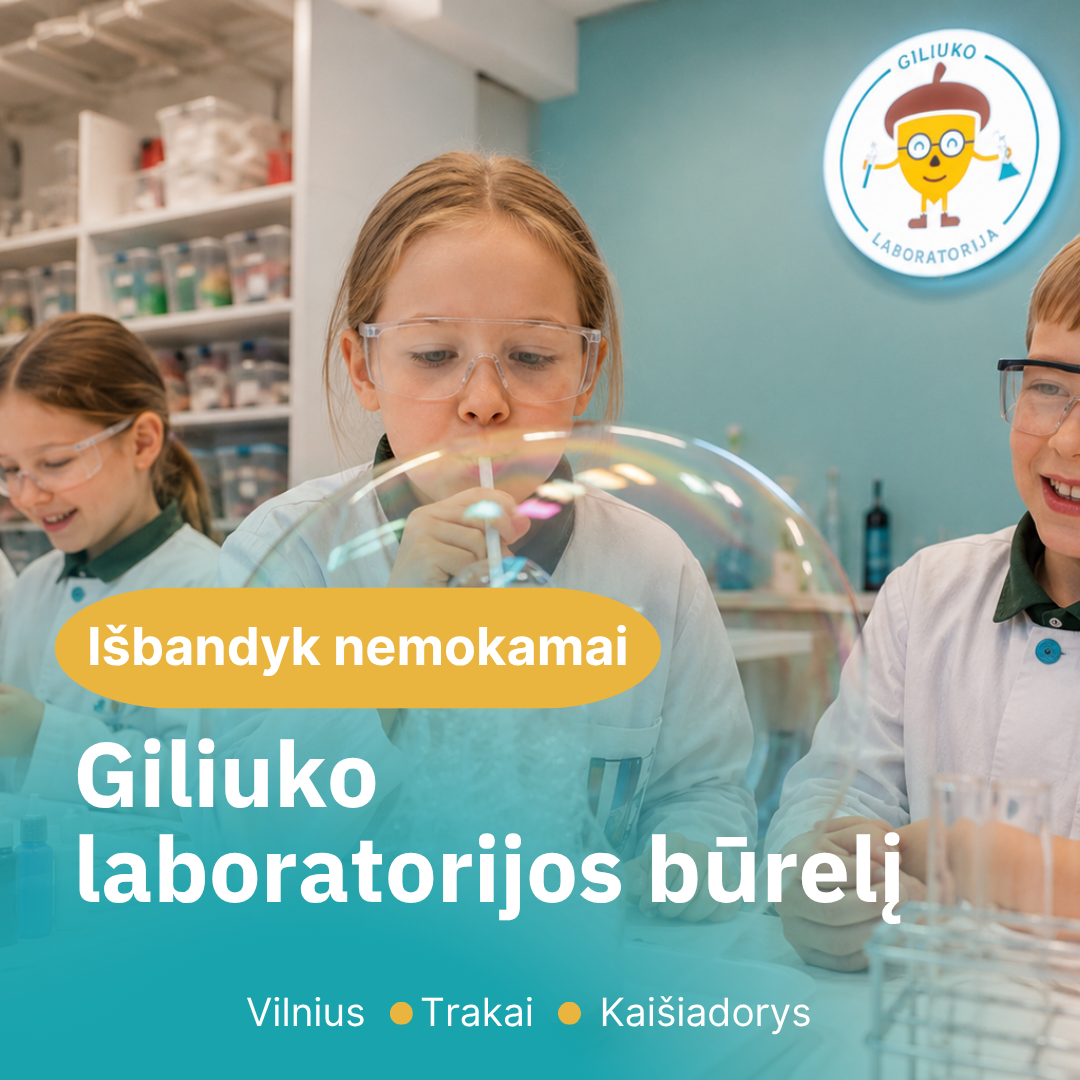 Giliuko laboratorija Facebook ad