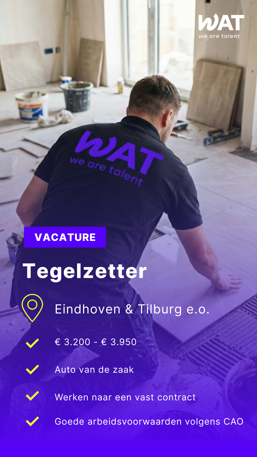 Watwerkt Facebook ad: Vacature Tegelzetter | Limburg